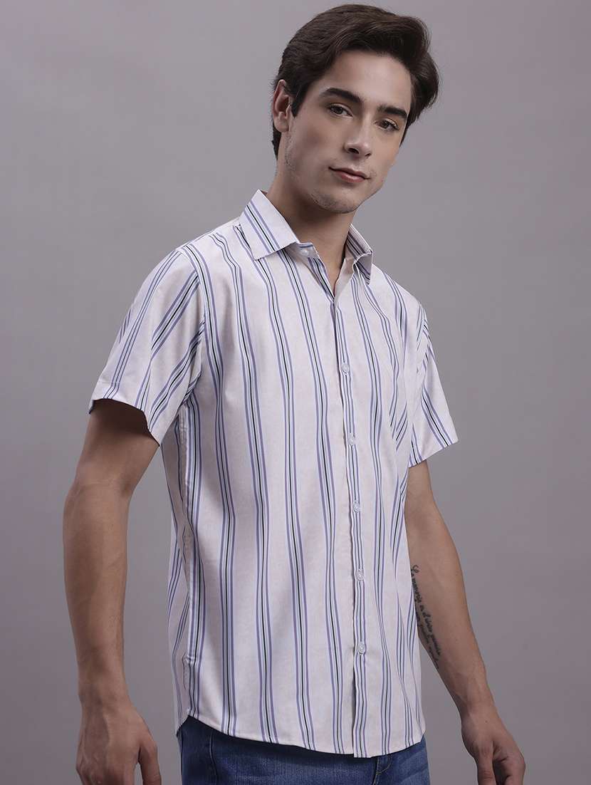mens stripes casual shirt