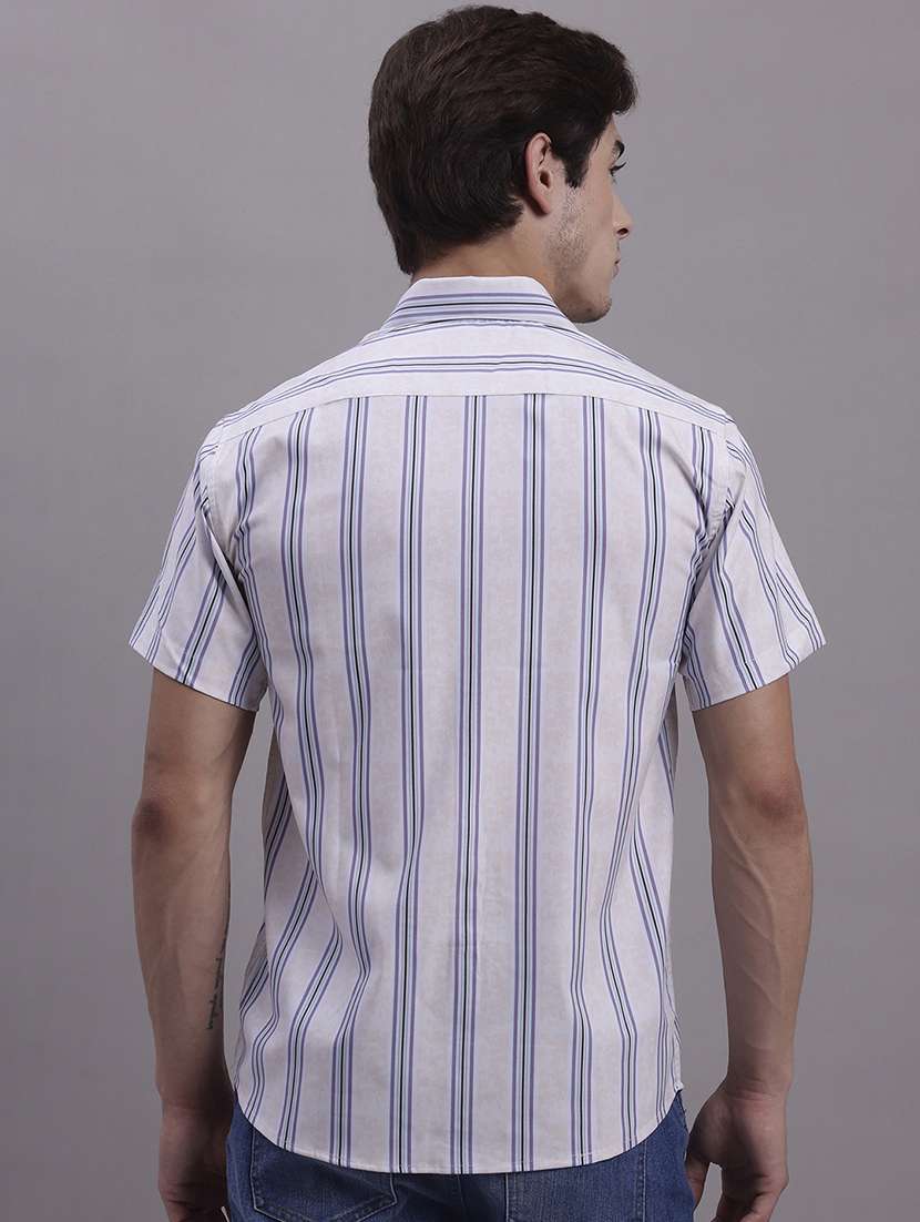 mens stripes casual shirt - 20154826 -  Standard Image - 3