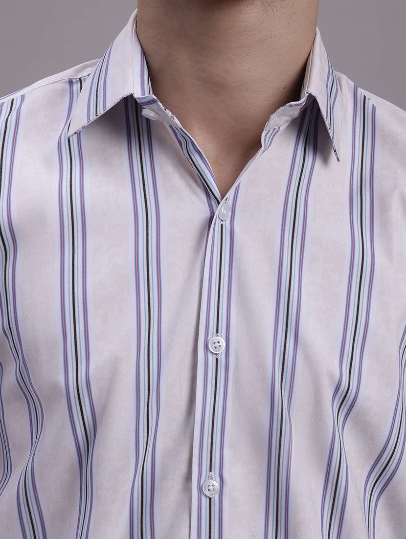 mens stripes casual shirt - 20154826 -  Standard Image - 5