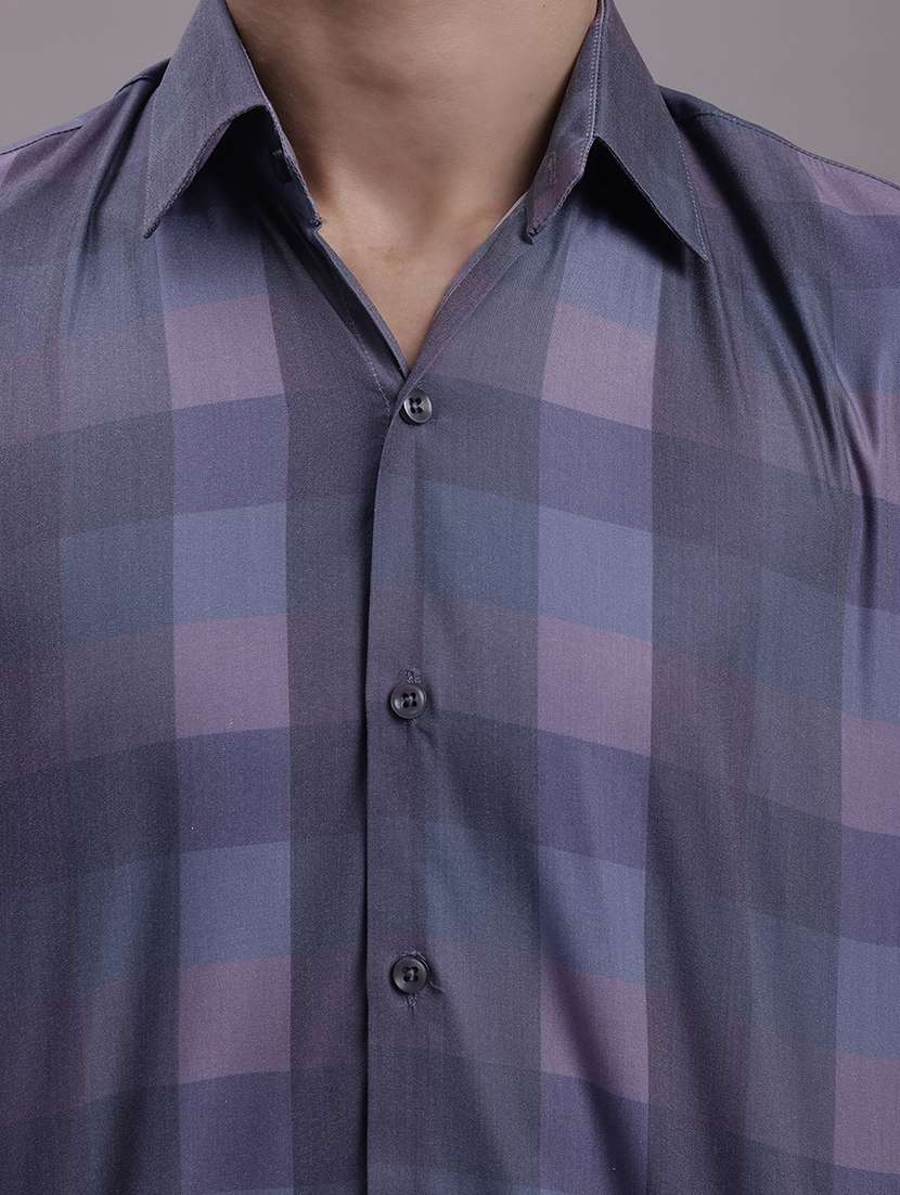 mens checks casual shirt - 20154831 -  Standard Image - 5