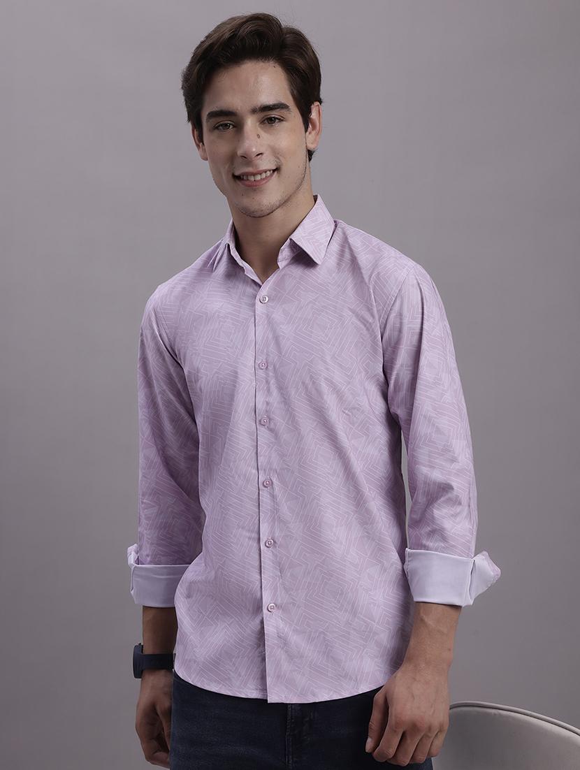 mens geometric casual shirt - 20154833 -  Zoom Image - 0
