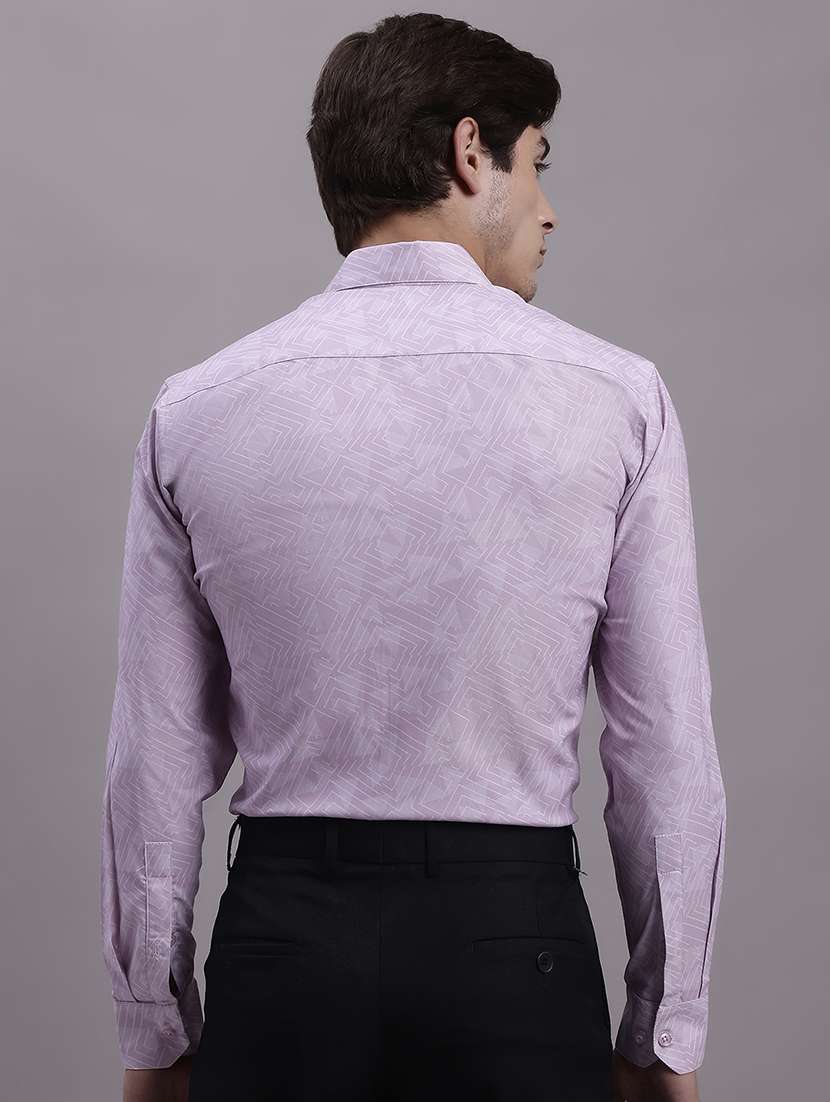 mens micro print formal shirt - 20154846 -  Standard Image - 3