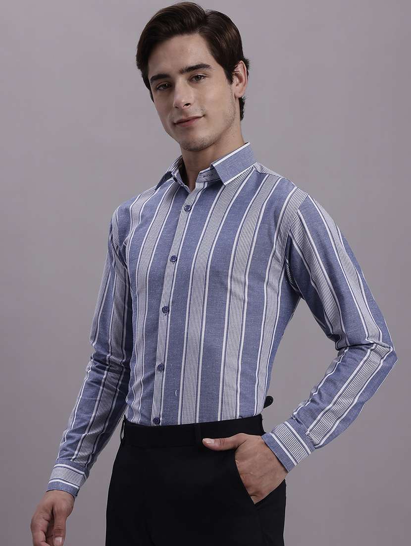 mens stripes formal shirt - 20154847 -  Zoom Image - 0