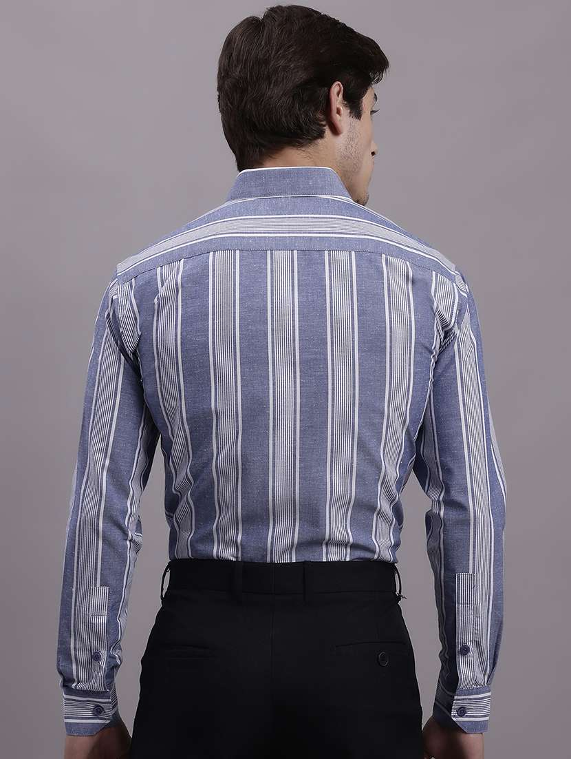 mens stripes formal shirt - 20154847 -  Standard Image - 3