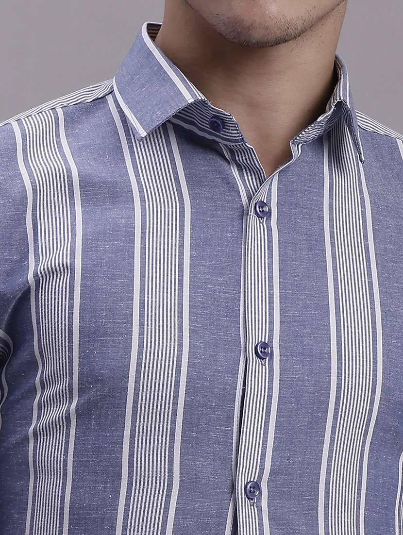 mens stripes formal shirt - 20154847 -  Standard Image - 5