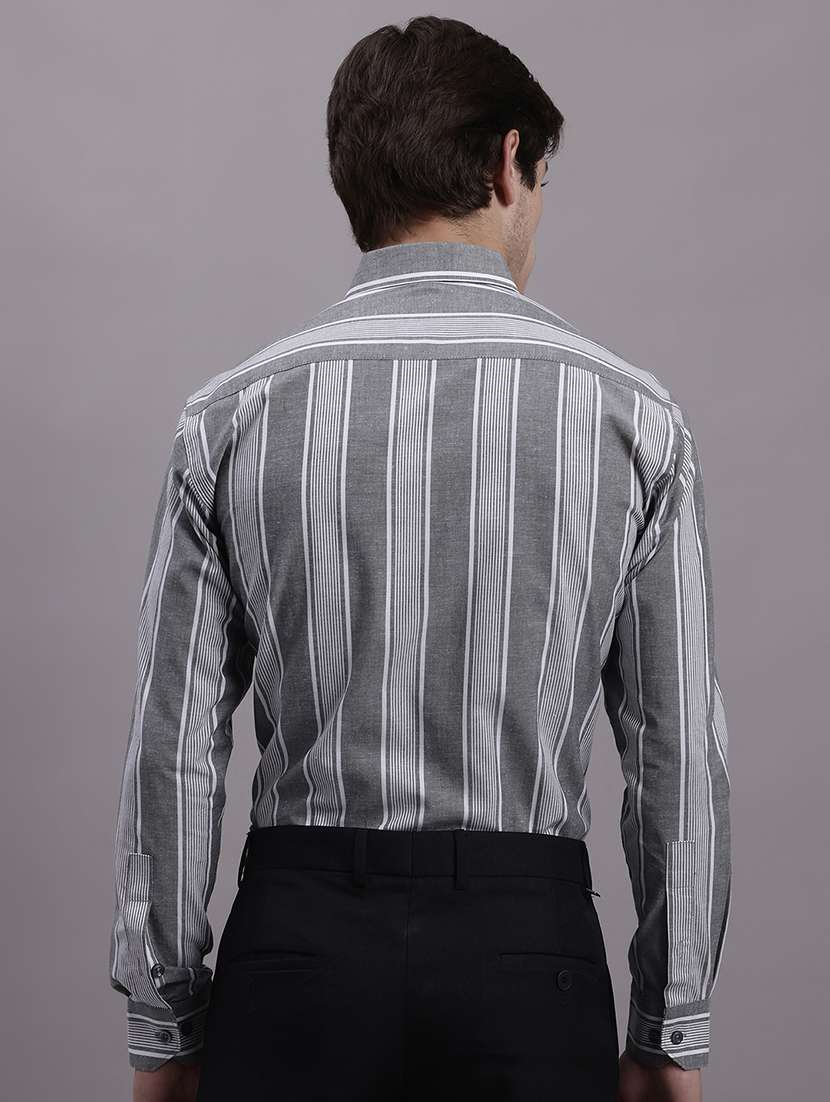 mens stripes formal shirt - 20154848 -  Standard Image - 3