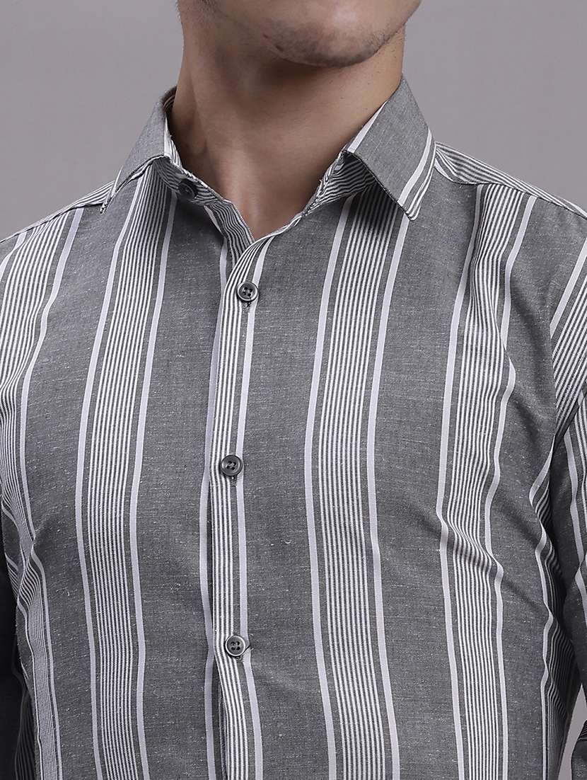 mens stripes formal shirt - 20154848 -  Standard Image - 5
