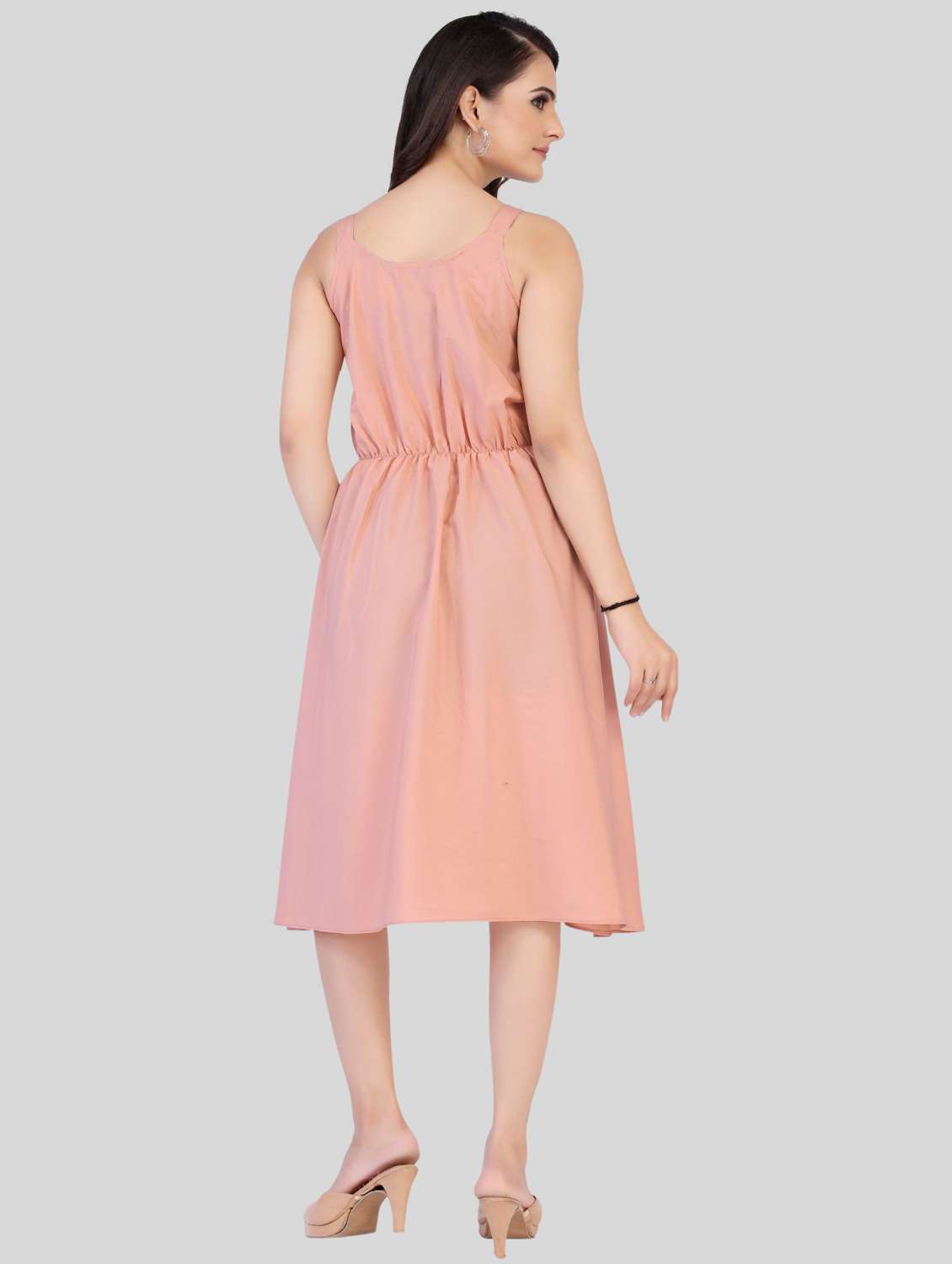 women's  solid dress - 20155140 -  Standard Image - 3