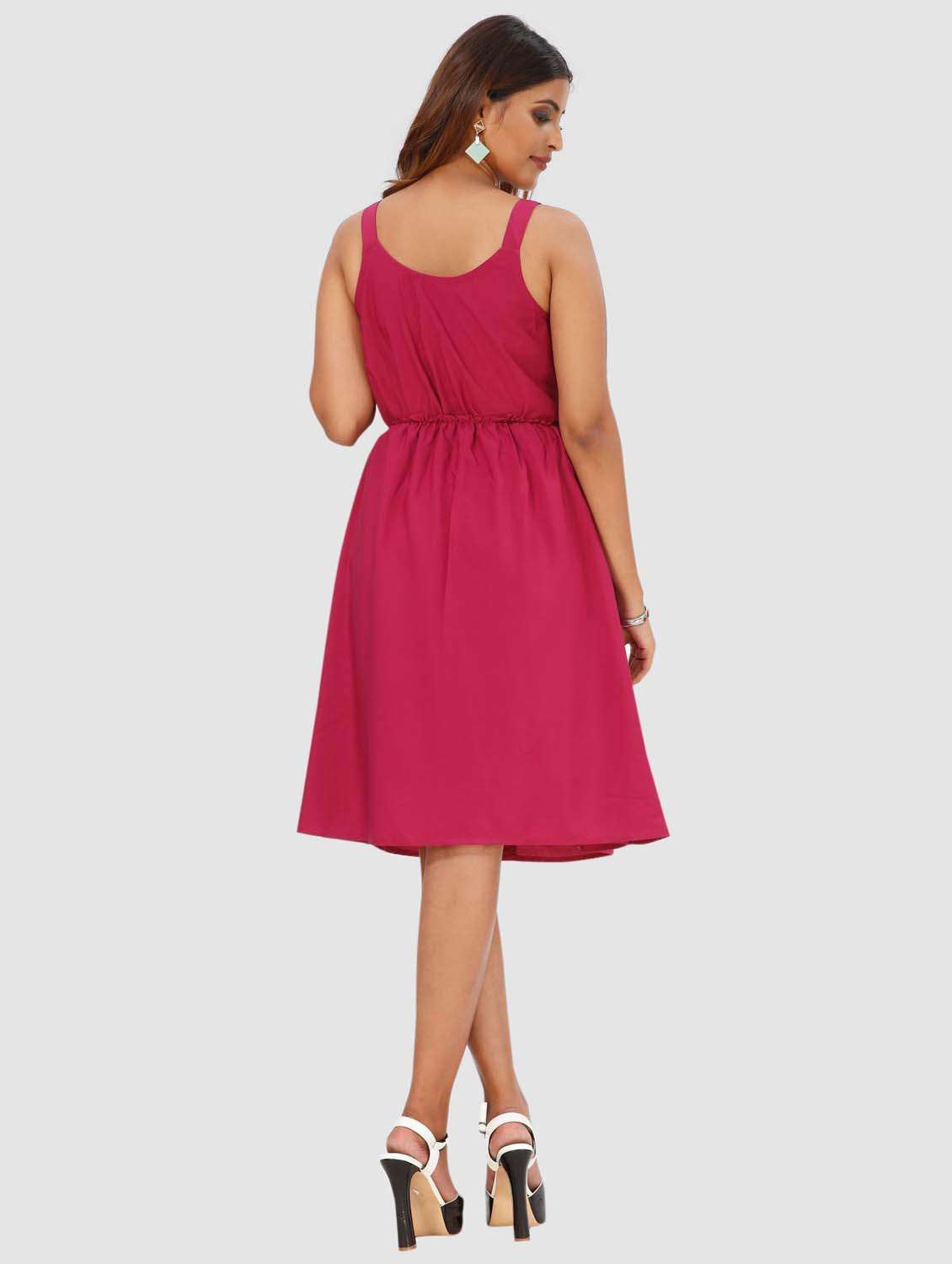 women's  solid dress - 20155144 -  Standard Image - 3