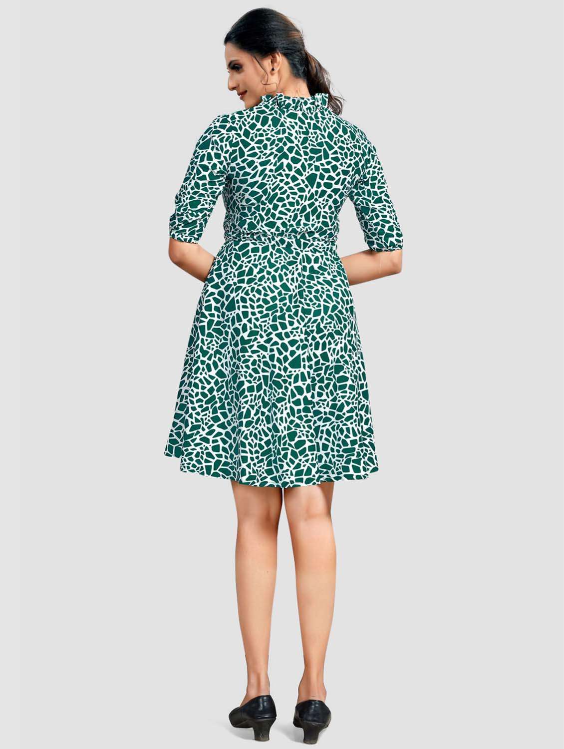 women's fit & flare  dress - 20155227 -  Standard Image - 3