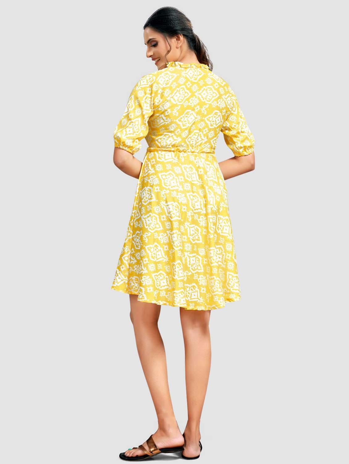 women's fit & flare  dress - 20155228 -  Standard Image - 3