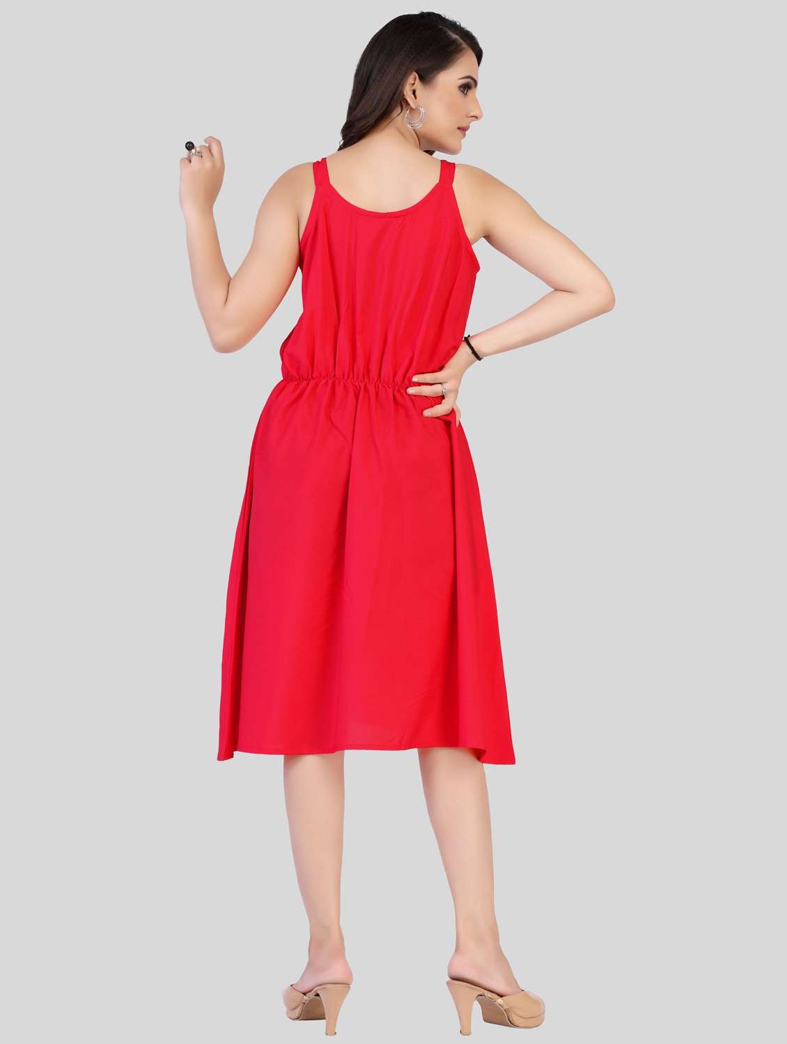 women's  solid dress - 20155286 -  Standard Image - 3