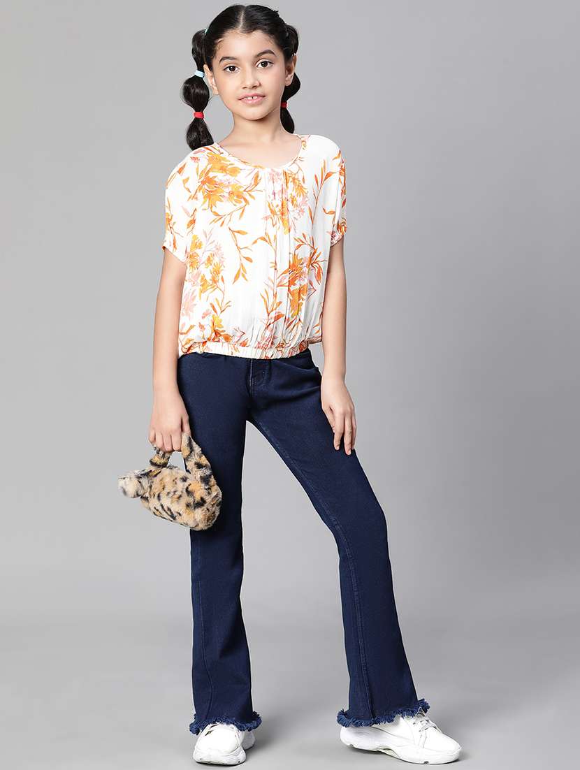 girls round neck top - 20155515 -  Standard Image - 3