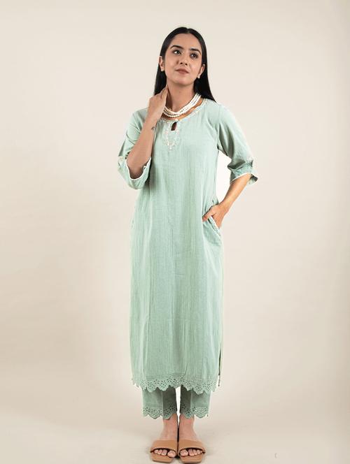 women's straight kurta - 20155535 -  Standard Image - 0