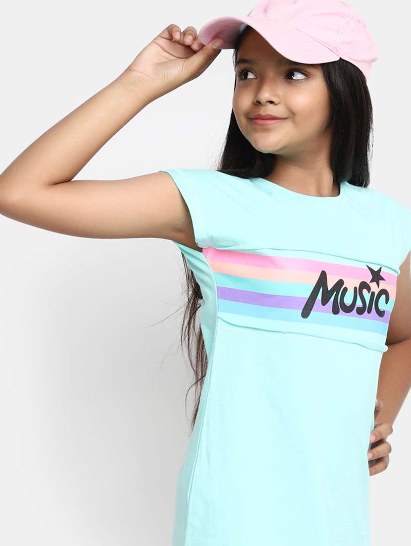 girls round neck sleeveless frock - 20155881 -  Standard Image - 3