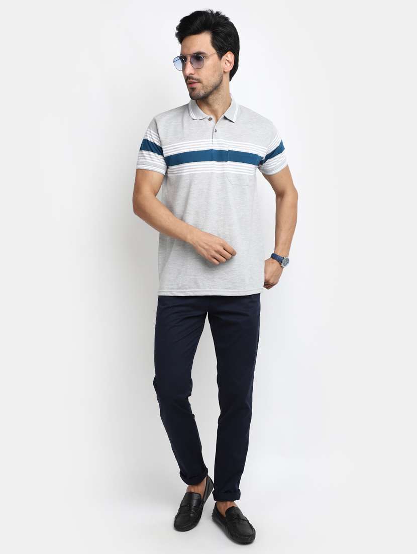 men solid cotton chinos casual trouser - 20156052 -  Standard Image - 3