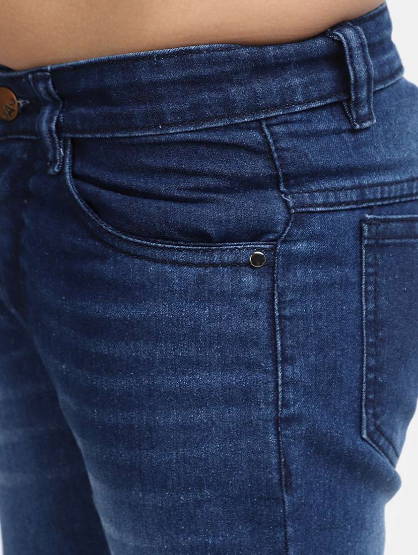 boy's plain skinny fit jeans - 20156137 -  Standard Image - 5