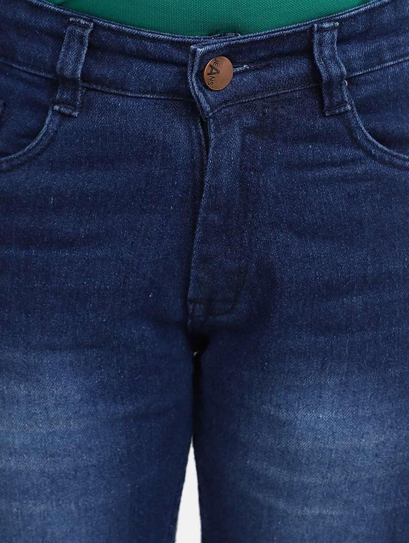 boy's plain slim fit jeans - 20156138 -  Standard Image - 5