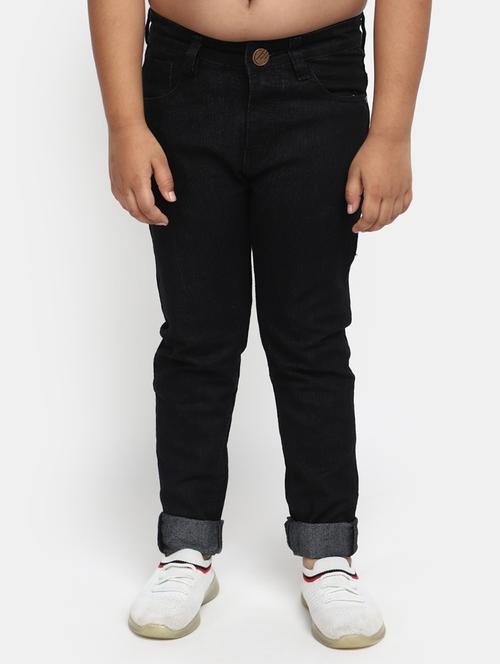 boy's plain slim fit jeans - 20156156 - Standard Image - 0
