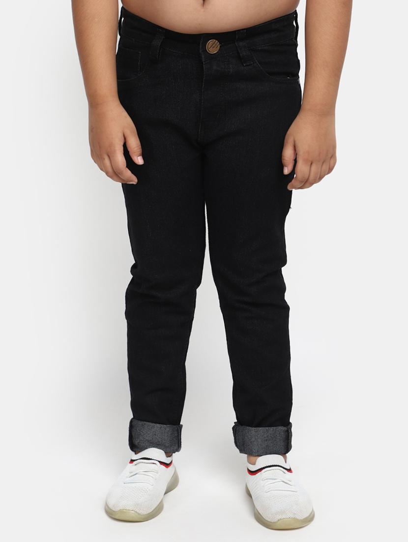 boy's plain slim fit jeans - 20156156 - Zoom Image - 0