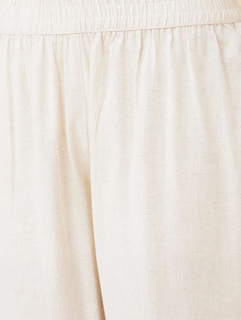 women white cotton cigarette pants - 20158101 -  Standard Image - 5