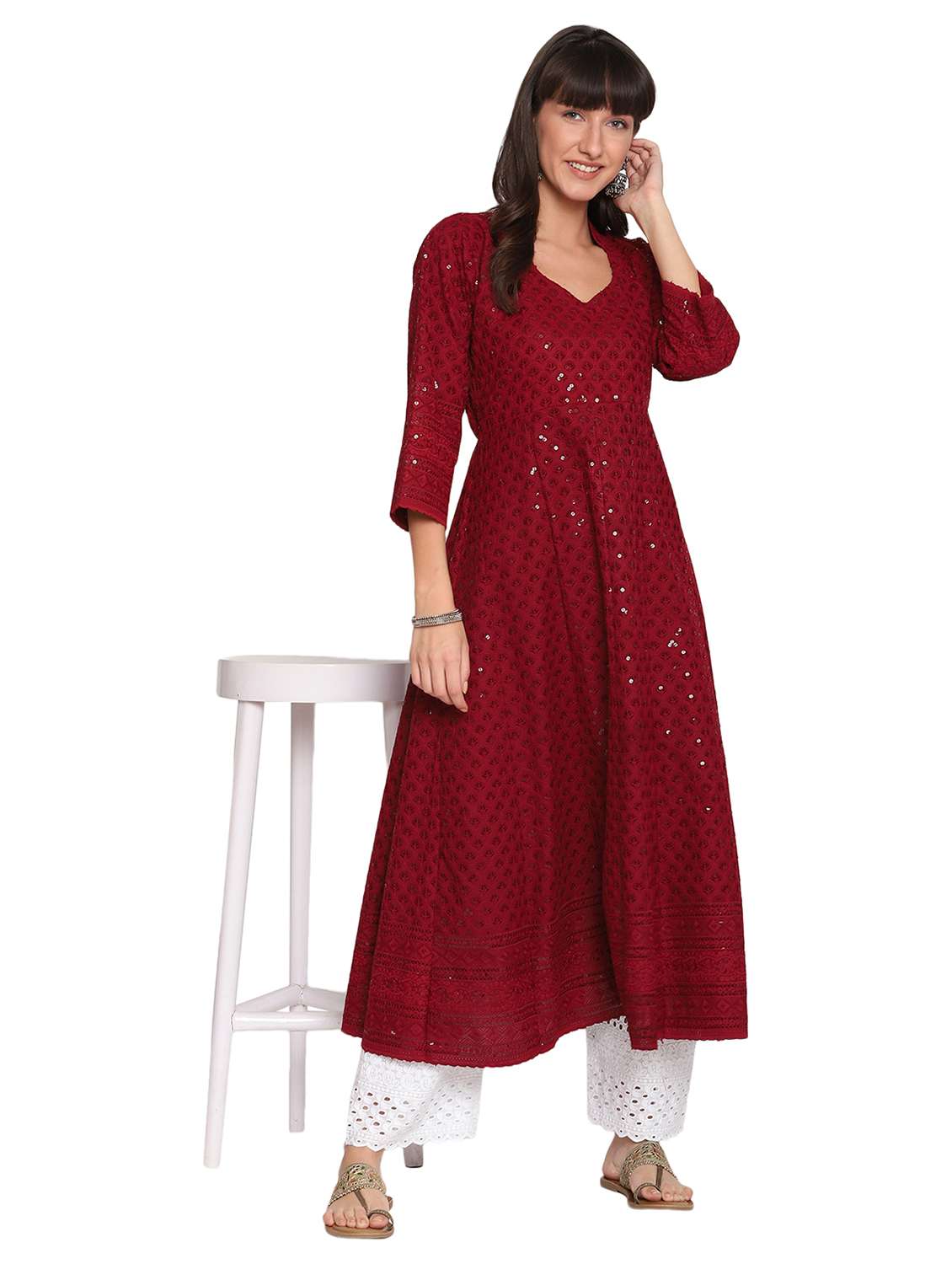 women kurta pant set - 20158414 - Zoom Image - 0