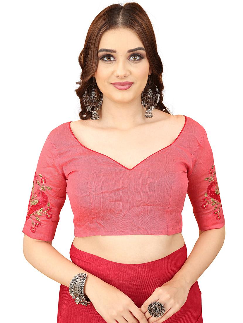 pink ombre saree with blouse - 20159073 - Standard Image - 3