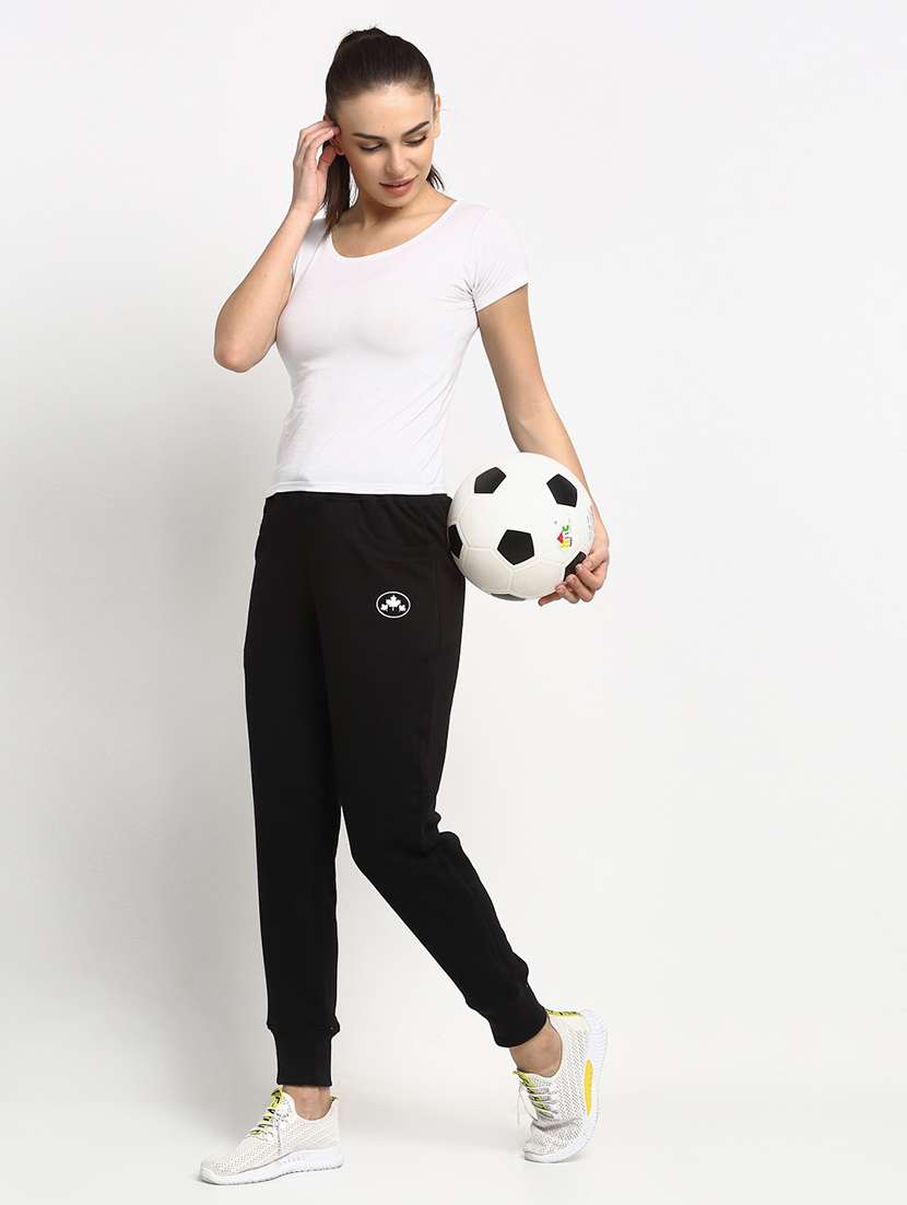 women solid jogger - 20159295 -  Standard Image - 3
