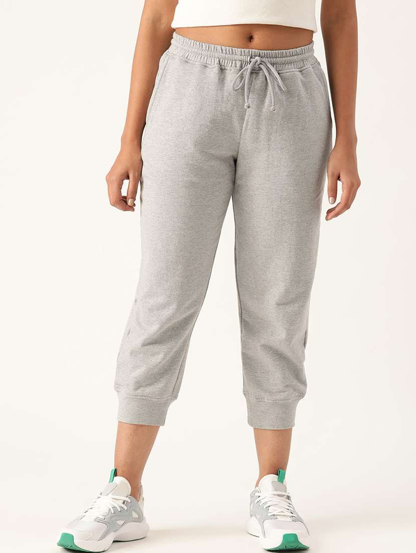 women solid jogger
