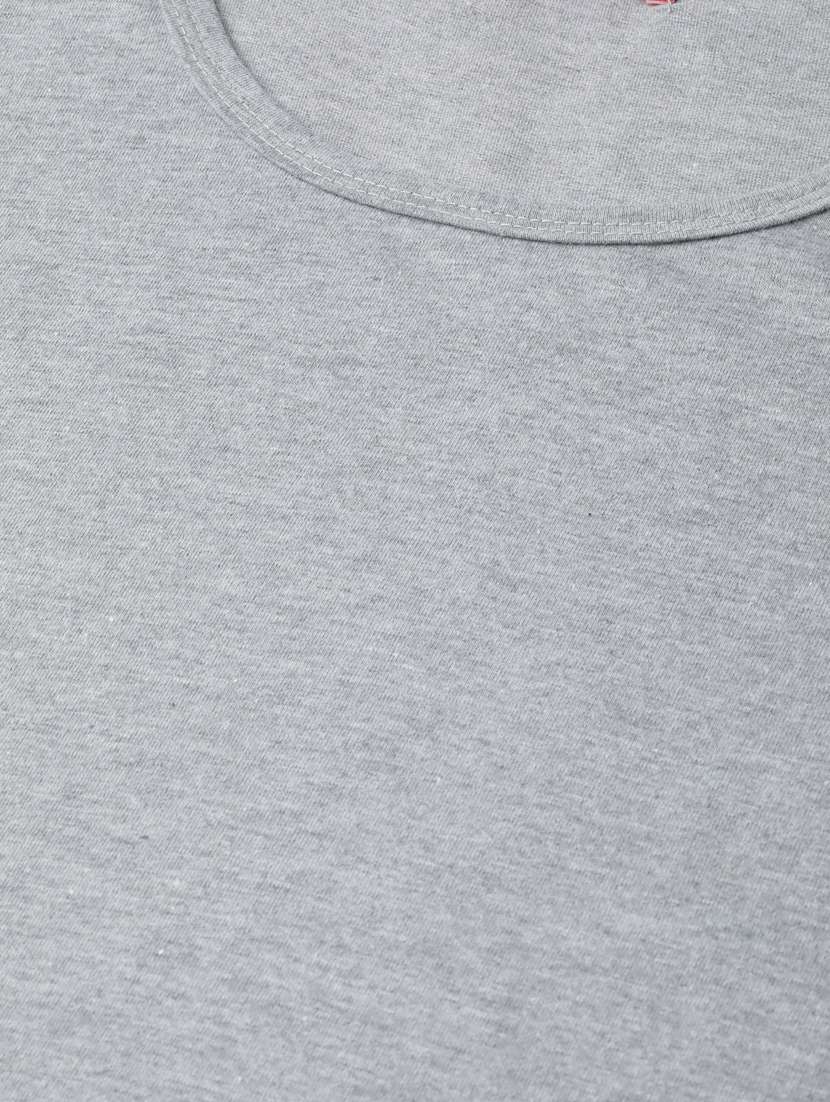 women's plain round neck t-shirt - 20159359 -  Standard Image - 5