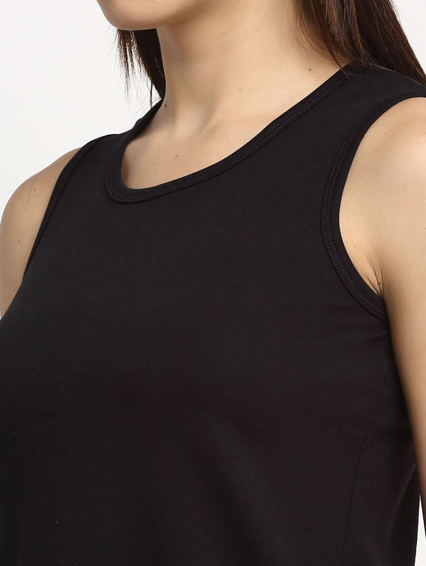 women's plain round neck t-shirt - 20159401 -  Standard Image - 5