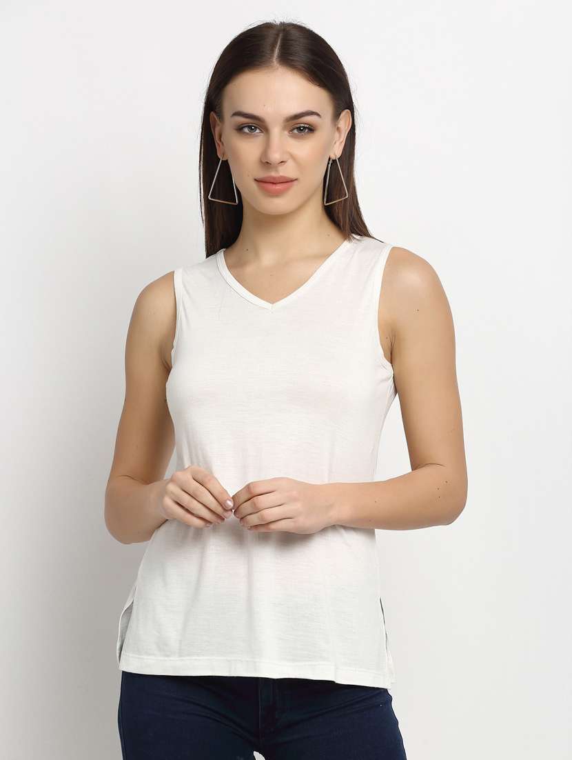 women's plain v neck t-shirt