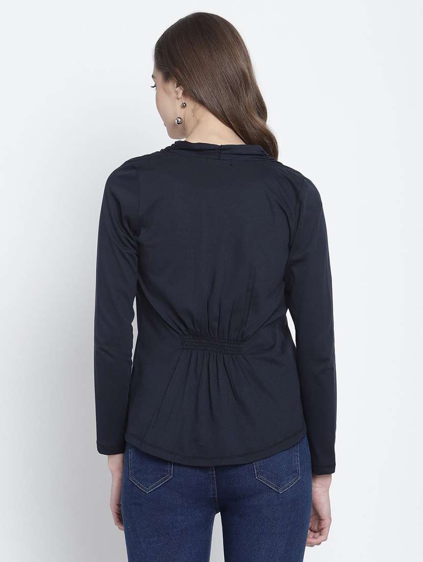 black cotton shrug - 20159590 -  Standard Image - 3