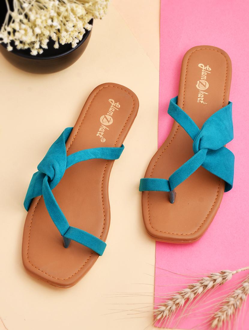 women solid slip on sandal - 20160139 -  Zoom Image - 0