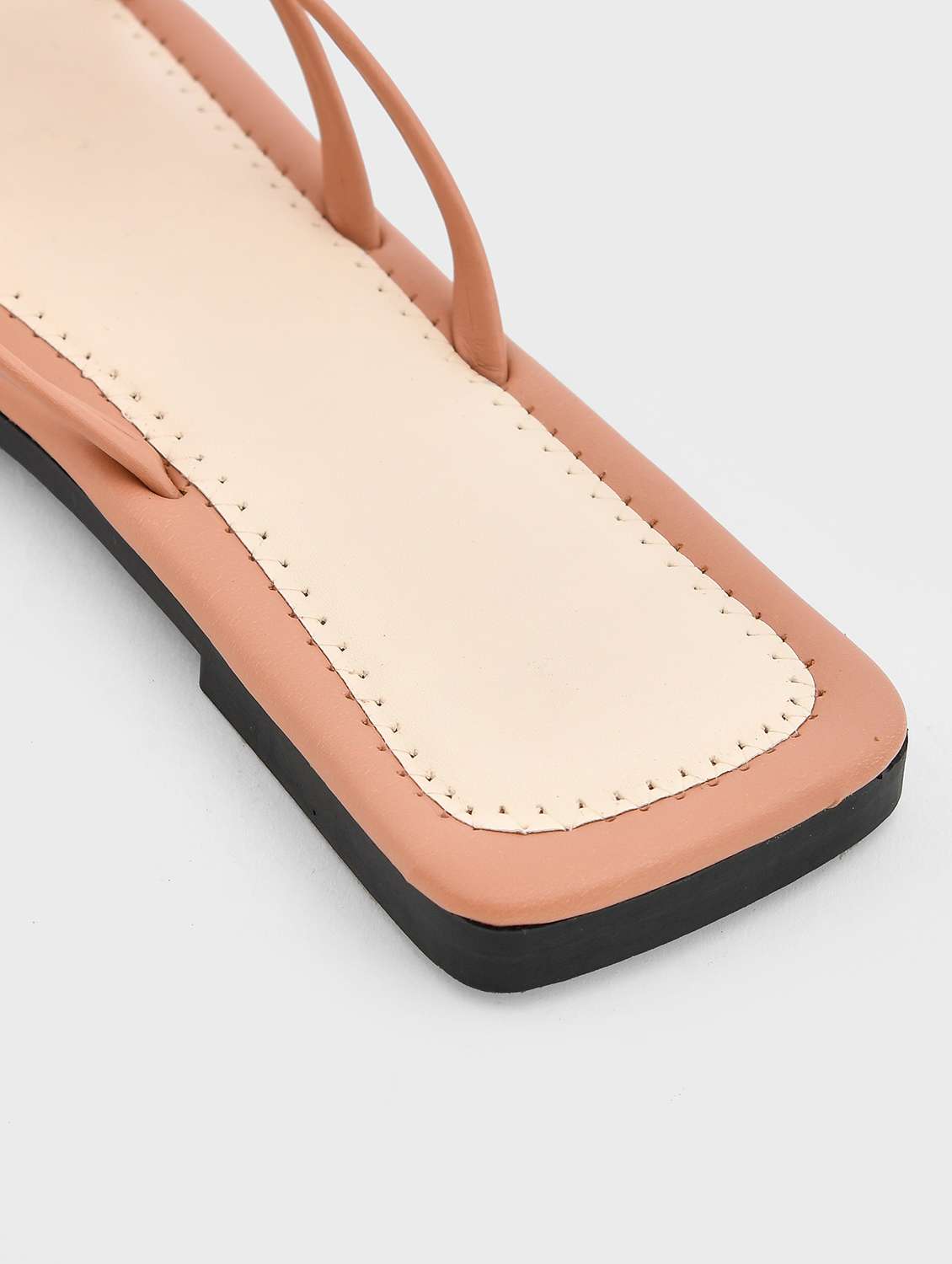 women solid slip on sandal - 20160206 - Standard Image - 3