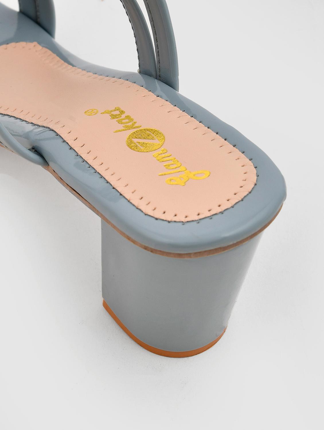 women slip on block heel sandal - 20160256 - Standard Image - 3