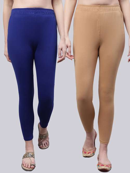 pack of 2 solid leggings - 20160264 - Standard Image - 0