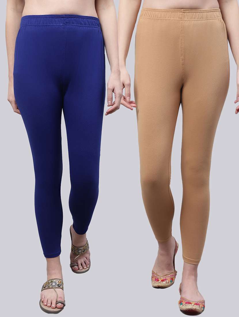 pack of 2 solid leggings - 20160264 - Zoom Image - 0