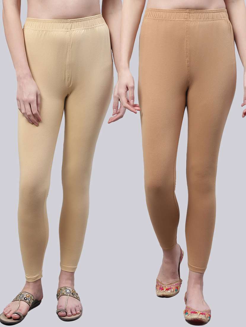 pack of 2 solid leggings - 20160270 - Zoom Image - 0