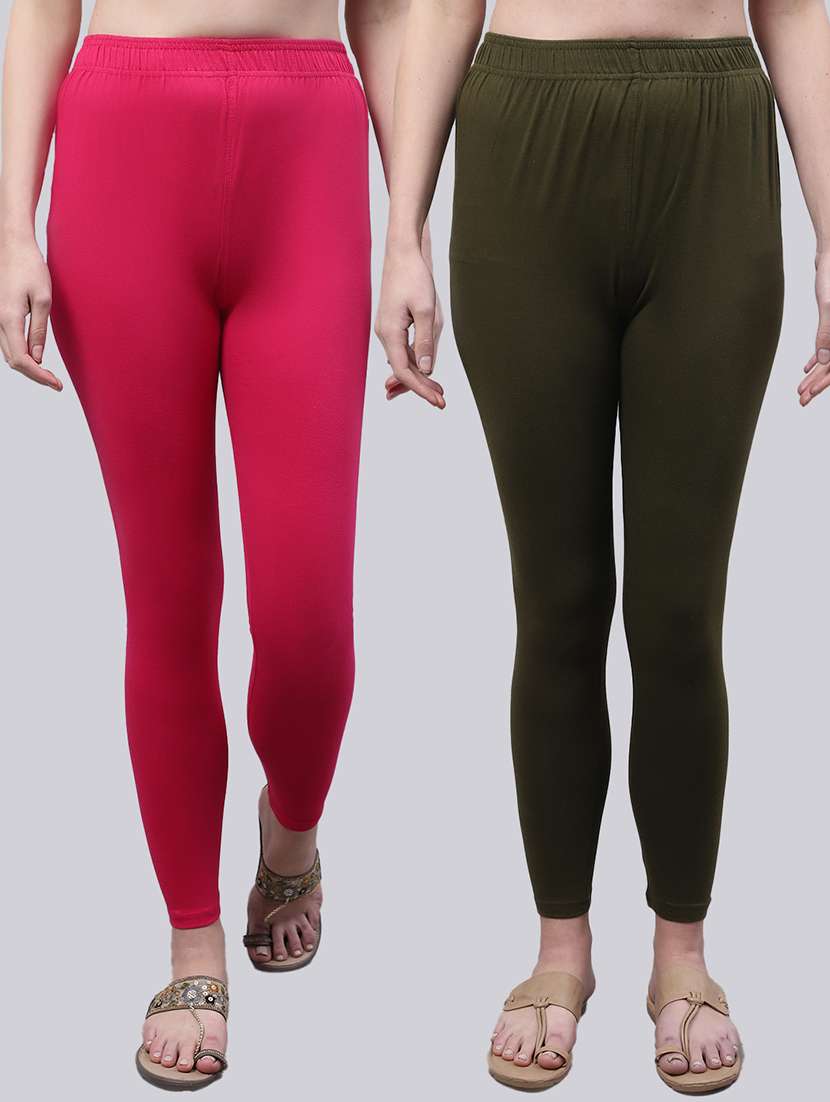 pack of 2 solid leggings