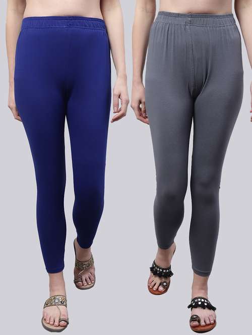 pack of 2 solid leggings - 20160278 - Standard Image - 0