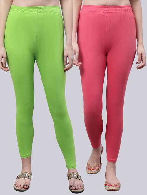 pack of 2 solid leggings - 20160284 - Standard Image - 0