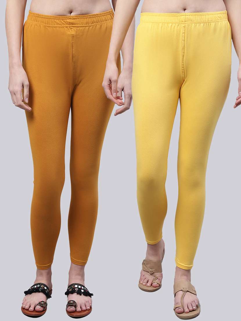 pack of 2 solid leggings