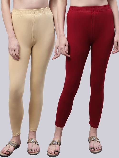 pack of 2 solid leggings - 20160311 - Standard Image - 0