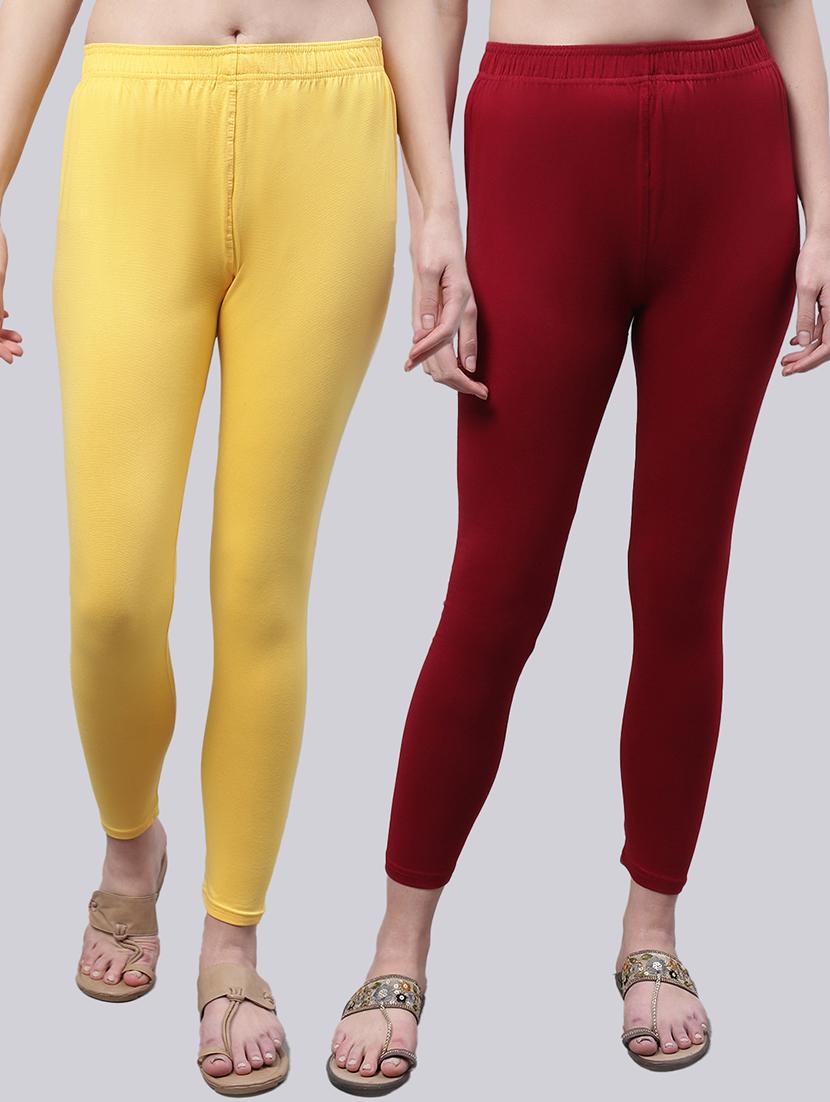 pack of 2 solid leggings