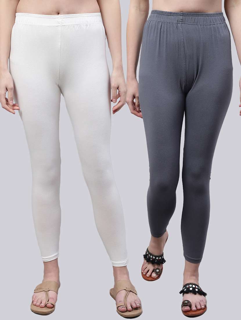 pack of 2 solid leggings - 20160329 -  Zoom Image - 0
