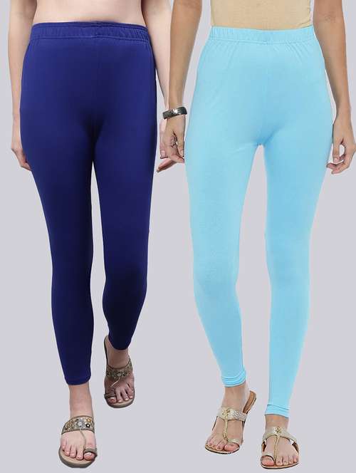 pack of 2 solid leggings - 20160341 -  Standard Image - 0