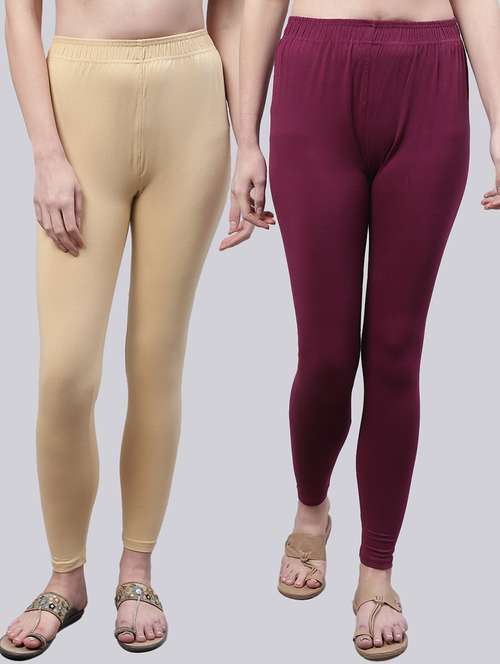 pack of 2 solid leggings - 20160348 -  Standard Image - 0