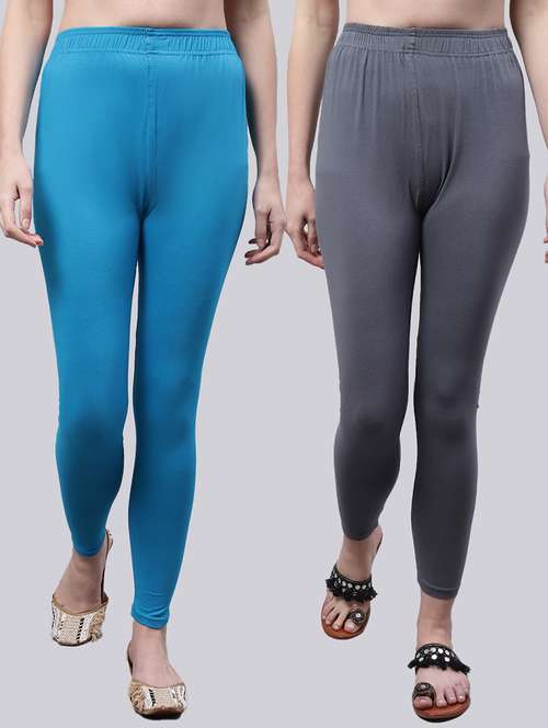 pack of 2 solid leggings - 20160365 -  Standard Image - 0