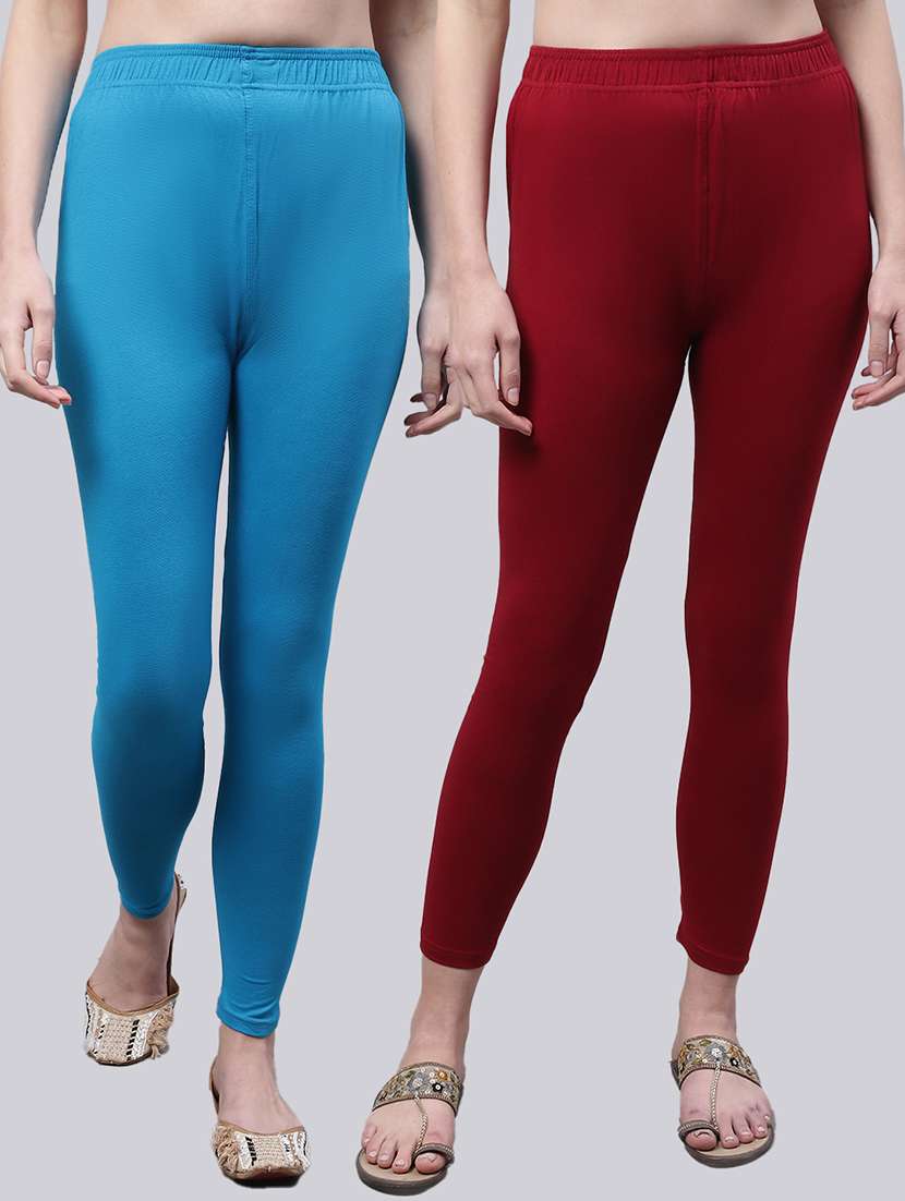 pack of 2 solid leggings